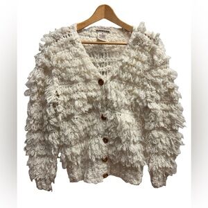 Vintage 80s 90s SHAG boho jacket by Andriano